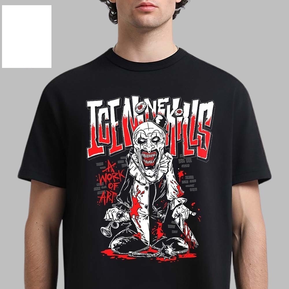 Ice Nine Kills X Terrifier 3 A Work Of Art C-Art-oon Unisex TShirt